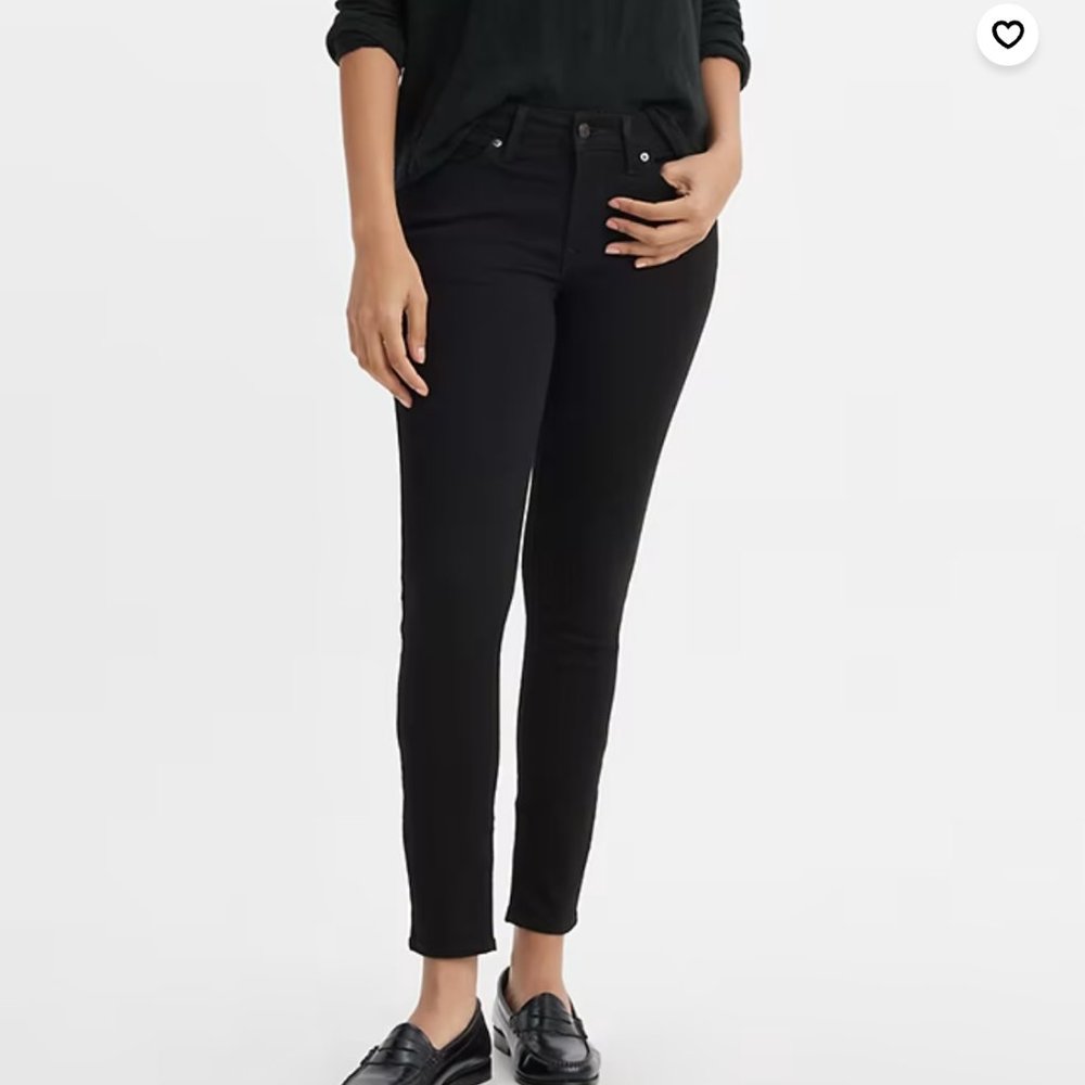 Levi 711 Skinny Jeans - Black